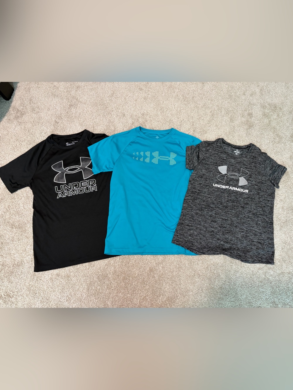 3 Boys Under Armour T-shirts